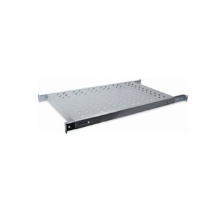 DIGITUS Shelf with Variable Rails for Fixed Mounting in 483 mm (19") Cabinets