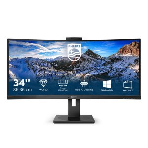 Philips P-line 346P1CRH - LED-Monitor - gebogen - 86.36...