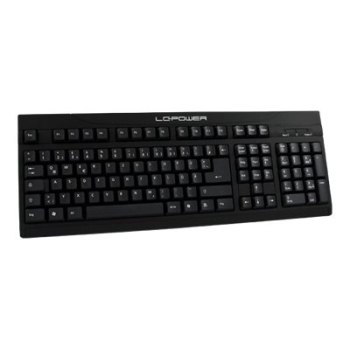 LC Power BK-902 - Tastatur - USB - Deutsch - Schwarz