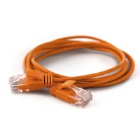 WANTEC 7253 - 0,1 m - Cat6a - U/UTP (UTP) - RJ-45 - RJ-45 - Arancione