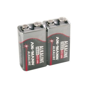 Ansmann E-BLOCK - Batterie 2 x 6LF22 - Alkalisch