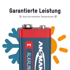 Ansmann RED LINE - Batterie 9V - Alkalisch