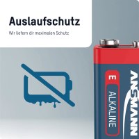 Ansmann RED LINE - Batterie 9V - Alkalisch