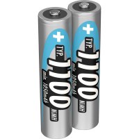 Ansmann Micro - Batteria 2 x AAA - NiMH - (ricaricabile)