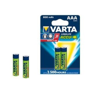 Varta Longlife - Batterie 2 x AAA - NiMH - (wiederaufladbar)