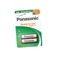 Panasonic HHR-3LVE/2BC - Batterie 2 x AA-Typ - 1000 mAh (Packung mit 2)