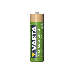 Varta Recharge Accu Recycled 56816 - Batterie 4 x AA-Typ...