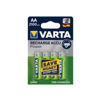 Varta - Batterie 4 x AA / HR6 - NiMH - (wiederaufladbar) - 2100 mAh