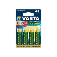 Varta Rechargeable ACCU AA 2600mAh - Rechargeable battery - Nickel-Metal Hydride (NiMH) - 1,2 V - 4 pezzo(i) - 2600 mAh - Green,Silver