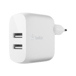 Belkin BoostCharge - Alimentatore - 24 Watt - QC 3.0 - 2 porte di uscita (USB)