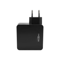 Ansmann 247PD - Netzteil - 45 Watt - 4700 mA - PD, QC 3.0 - 2 Ausgabeanschlussstellen (USB, 24 pin USB-C)