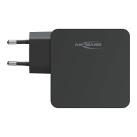 Ansmann 247PD - Netzteil - 45 Watt - 4700 mA - PD, QC 3.0 - 2 Ausgabeanschlussstellen (USB, 24 pin USB-C)