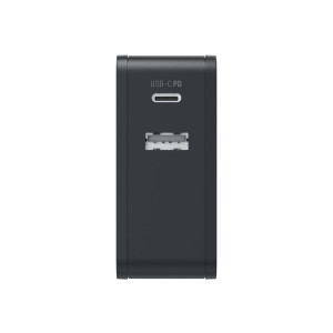 Ansmann 254PD - Netzteil - 60 Watt - PD, QC 3.0 - 2 Ausgabeanschlussstellen (USB, 24 pin USB-C)