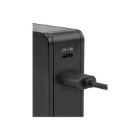 Ansmann 254PD - Netzteil - 60 Watt - PD, QC 3.0 - 2 Ausgabeanschlussstellen (USB, 24 pin USB-C)