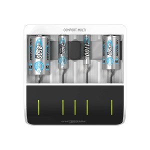 Ansmann Comfort Multi - 1,5 Std. USB-Batterieladegerät - (für AA, AAA, C, D, 9V)