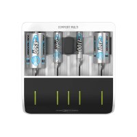 Ansmann Comfort Multi - 1,5 Std. USB-Batterieladegerät - (für AA, AAA, C, D, 9V)