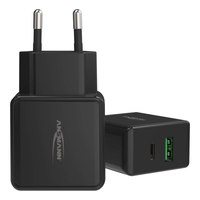 Ansmann HC218PD - Netzteil - 18 Watt - 3000 mA - PD QC 3.0 - 2 Ausgabeanschlussstellen USB