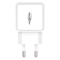 Ansmann HC218PD - Netzteil - 18 Watt - 3000 mA - PD, QC 3.0 - 2 Ausgabeanschlussstellen (USB, 24 pin USB-C)