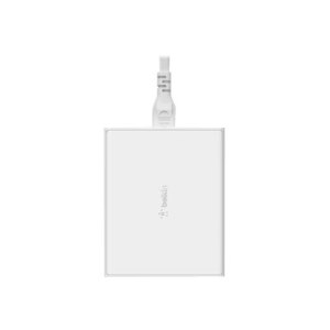 Belkin BOOST CHARGE GaN - Netzteil - 108 Watt - 4 Ausgabeanschlussstellen (2 x USB, 2 x USB-C)