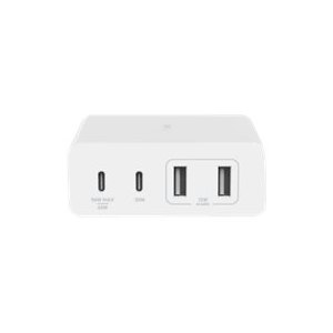 Belkin BOOST CHARGE GaN - Netzteil - 108 Watt - 4 Ausgabeanschlussstellen (2 x USB, 2 x USB-C)