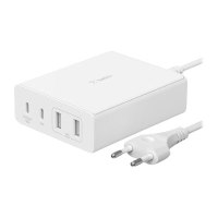 Belkin BoostCharge GaN - Alimentatore - 108 Watt - 4 porte di uscita (2 x USB, 2 x USB-C)