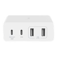 Belkin BOOST CHARGE GaN - Netzteil - 108 Watt - 4 Ausgabeanschlussstellen (2 x USB, 2 x USB-C)