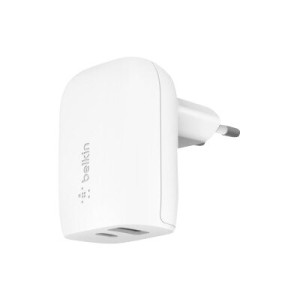 Belkin BOOST CHARGE - Netzteil - 37 Watt - PD 3.0 - 2 Ausgabeanschlussstellen (USB, 24 pin USB-C)