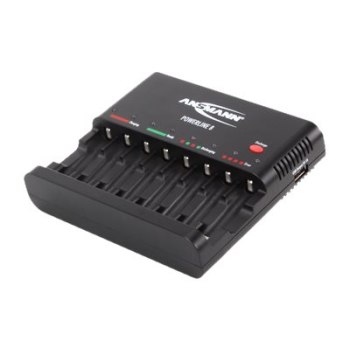 Ansmann Powerline 8 - Batterieladegerät / Stromadapter - 8 x Batterien laden (USB)