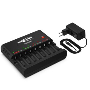 Ansmann Powerline 8 - Battery Charger / Power Adapter - 8...