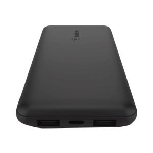 Belkin BOOST CHARGE - Powerbank - 10000 mAh - 15 Watt - 3 Ausgabeanschlussstellen (2 x USB, 24 pin USB-C)