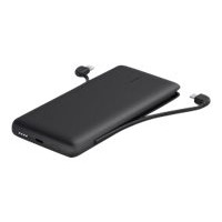 Belkin BoostCharge Plus - Powerbank - 10000 mAh - 23 Watt - Fast Charge, PD - 2 porte di uscita (Lightning, USB-C a 24 pin)