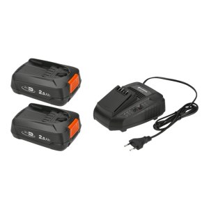 Gardena Batterieladegerät + Batterie 2 x - 2.5 Ah