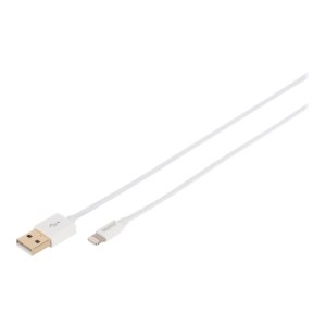 DIGITUS Lightning to USB A data/charging cable,...