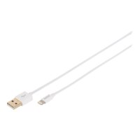 DIGITUS Lightning auf USB A Daten-/Ladekabel, MFI zertifiziert