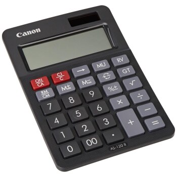 Canon AS-120 II calculator Desktop Display Black