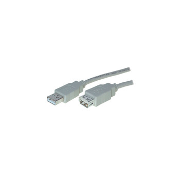 ShiverPeaks USB 2.0 1.8m - USB A - USB A - Männlich/weiblich - Gerade - Gerade - Nickel (CO 77122) - Kabel - Digital/Daten