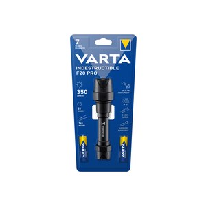 Varta INDESTRUCTIBLE F20 PRO - Hand flashlight - Black -...