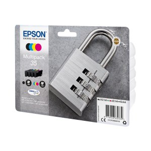 Epson Padlock Multipack 4-colours 35 DURABrite Ultra Ink - Resa standard - Inchiostro a base di pigmento - 16,1 ml - 9,1 ml - 4 pz - Confezione multipla