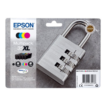 Epson 35XL Multipack - 4er-Pack - XL - Schwarz, Gelb, Cyan, Magenta