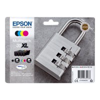 Epson Padlock Multipack 4-colours 35XL DURABrite Ultra Ink - Resa elevata (XL) - Inchiostro a base di pigmento - 41,2 ml - 20,3 ml - 4 pz - Confezione multipla