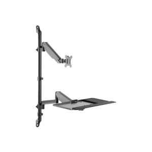 DIGITUS Flexible wall-mounted Stand/Sit workstation,...
