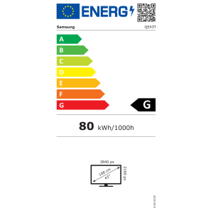 Samsung QE43T - 108 cm (43") Diagonalklasse QET Series LCD-Display mit LED-Hintergrundbeleuchtung - Digital Signage - 4K UHD (2160p)