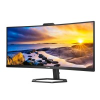 Philips 34E1C5600HE - 5000 Series - LED-Monitor - gebogen - 86.36 cm (34") - 3440 x 1440 WQHD @ 100 Hz - VA - 300 cd/m² - 3000:1 - 4 ms - HDMI, DisplayPort, USB-C - Lautsprecher - Textured Black