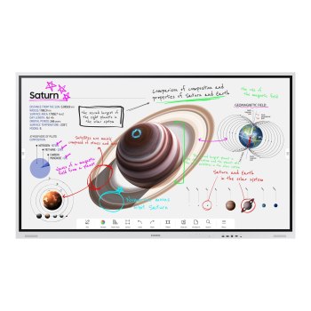 Samsung Flip Pro WM75B - 189 cm (75") Diagonalklasse WMB Series LCD-Display mit LED-Hintergrundbeleuchtung - interaktiv - mit Touchscreen (Multi-Touch)