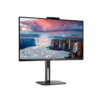 AOC Value-line 24V5CW/BK - V5 series - LED-Monitor - 61 cm (24") (23.8" sichtbar) - 1920 x 1080 Full HD (1080p) @ 75 Hz - IPS - 300 cd/m² - 1000:1 - 4 ms - HDMI, DisplayPort, USB-C - Lautsprecher - Schwarz