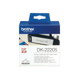 Brother DK-22205 - Schwarz auf Weiß - Rolle (6,2 cm x 30,5 m)