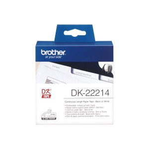 Brother DK-22214 - White - Roll (1.2 cm x 30.5 m) thermal...