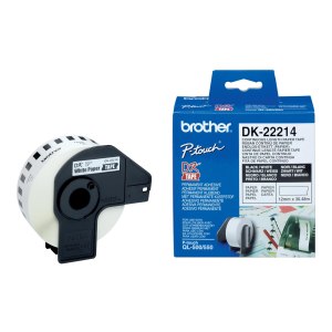 Brother DK-22214 - White - Roll (1.2 cm x 30.5 m) thermal...