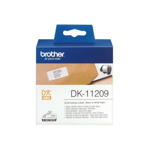 Brother DK-11209 - Schwarz auf Weiß - 800)...