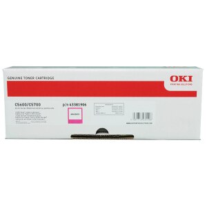 OKI Magenta - original - Tonerpatrone - für C5600